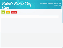 Tablet Screenshot of estersencinodaycare.com